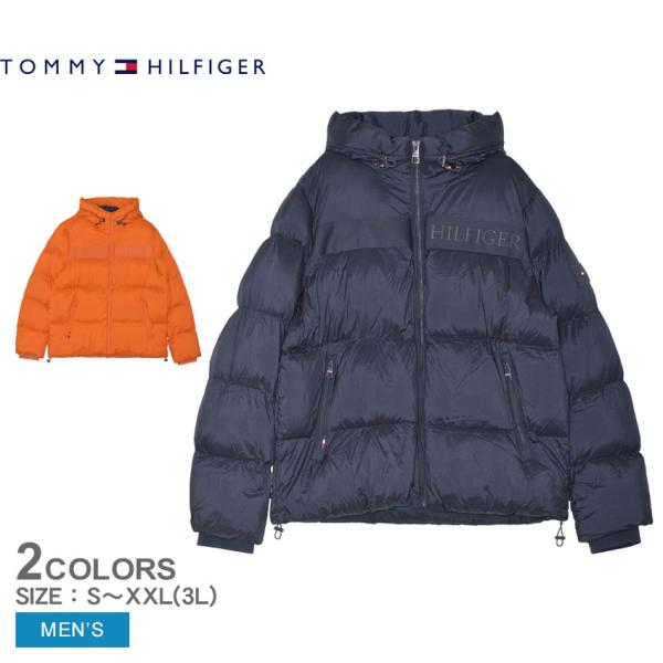 トミーヒルフィガー 中綿ジャケット メンズ NEW GHOST PRINT PUFFER JACKE...