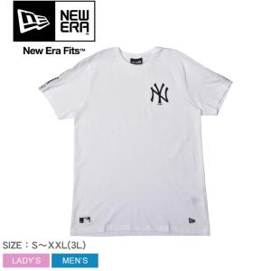 SALE （ゆうパケット送料無料） ニューエラ Tシャツ メンズ レディース MLB テーピングNEW ERA 12369819 白 NEW YORK YANKEES｜z-craft