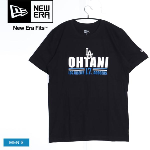 ニューエラ 半袖Ｔシャツ メンズ 大谷翔平Tシャツ NEW ERA ブラック 黒 アメカジ ストリー...