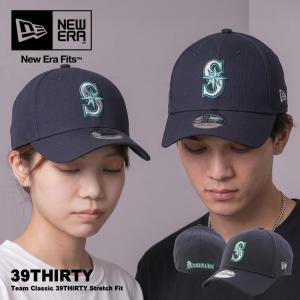 ニューエラ 帽子 メンズ レディース Team Classic 39THIRTY Stretch Fit NEWERA 10975791 ブラック 黒 キャップ ぼうし 3930