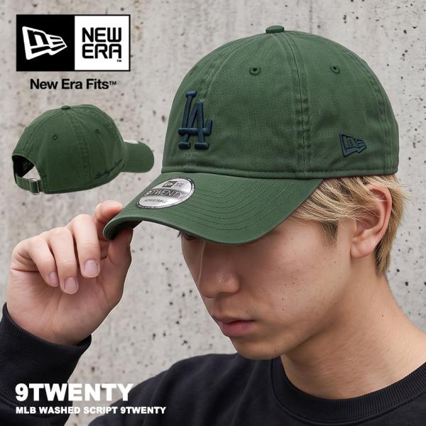 ニューエラ キャップ メンズ レディース MLB WASHED SCRIPT 9TWENTY キャッ...