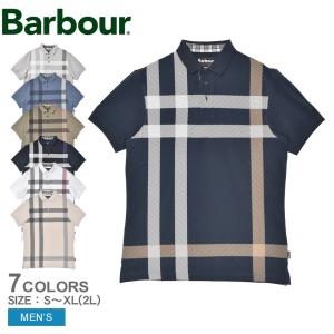 バブアー 半袖ポロシャツ メンズ ブレインポロ BARBOUR MML1117 ホワイト 白 グレー ウェア ウエア 半袖 トップス バーブァー 青 爆買