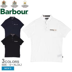 SALE Pt10 送料無料 バブアー ポロシャツ メンズ CORPATCH POLO BARBOUR MML1071  ネイビー 紺 トップス 半袖 ポロ ポケット付き 人気 父の日｜z-craft