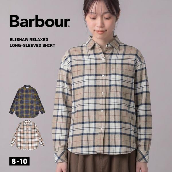 バブアー 長袖シャツ レディース エリショー リラックスド ロング スリーブド シャツ BARBOU...
