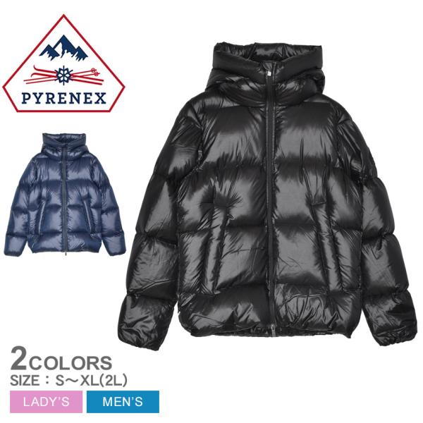 ピレネックス ダウンジャケット メンズ レディース バリー2 PYRENEX HUY017 ネイビー...