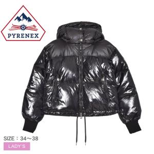 ピレネックス ダウンジャケット レディース アルティック PYRENEX HWY020 ブラック 黒 光沢感 アウター ウェア ダウン フェザー