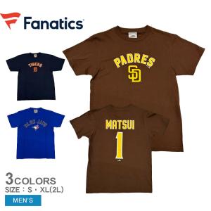 ファナティクス 半袖Ｔシャツ メンズ ネームアンドナンバーTシャツ FANATICS ML01-24AS-0005 ML01-24AS-0009 ML01-24AS-0010 茶
