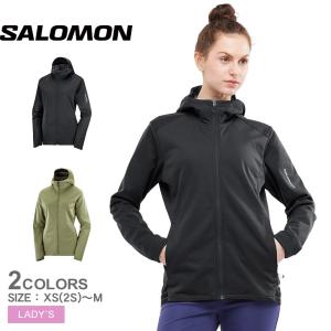 サロモン ウィンドジャケット レディース ゴアテックスインフィニアムストッパー SALOMON LC1885900 LC2129600 ブラック 黒 緑｜z-craft