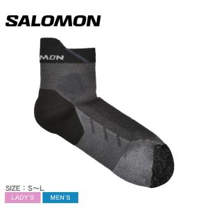 サロモン 靴下 メンズ レディース スピードクロス アンクル SALOMON LC2165100 LC2165400 ブラック 黒 ホワイト 白 ソックス｜z-craft