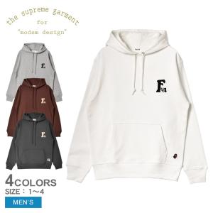 モデムデザイン パーカー メンズ FUN DOG PULLOVER HOOD modem design F-23051584 ホワイト 白 ブラック 黒 ウェア トップス 父の日｜z-craft