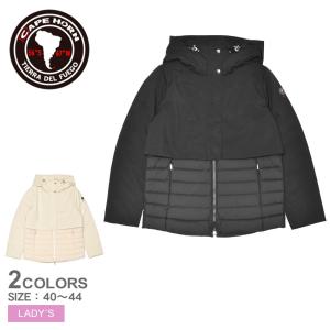 ケープホーン ダウンジャケット レディース カサブランカ CAPE HORN B2532 ブラック 黒 ベージュ アウター ダウン ダウンコート 爆買