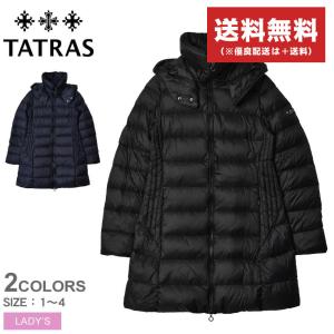 送料無料 タトラス ダウンコート レディース ポリテアマ TATRAS LTAT22A4694-D 黒 アウター ダウン フェザー ブランド シンプル