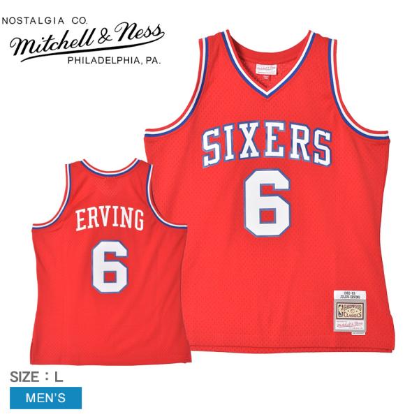 ミッチェル＆ネス ユニフォーム メンズ NBA SWINGMAN ROAD JERSEY 76ERS...
