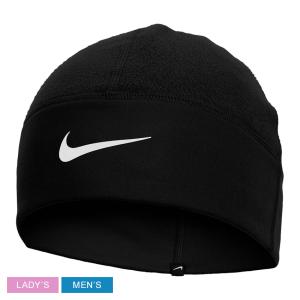 （ネコポス配送） ナイキ 帽子 メンズ レディース THERMA FIT フリース ビーニー NIKE CW6000 ブラック 黒 キャップ 防寒 保温 ランニング ジム