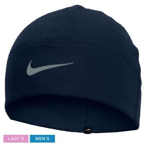 （ネコポス配送） ナイキ 帽子 メンズ レディース THERMA-FIT フリース ビーニー NIKE CW6000 ネイビー 紺 キャップ 防寒 保温 ランニング ジム
