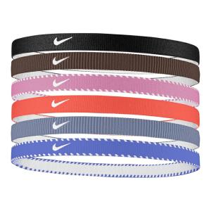 （ネコポス配送） ナイキ ヘアアクセサリー ユニセックス フレックス クラシック ヘッドバンド 6P NIKE BN2003 ブラック 黒 ヘアタイ ヘアゴム