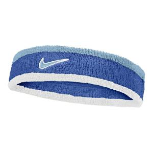 （ネコポス配送） ナイキ ヘッドバンド ユニセックス スウッシュ クラシック ヘッドバンド NIKE BN1000 ブルー 青 スウッシュ 吸汗速乾 ランニング
