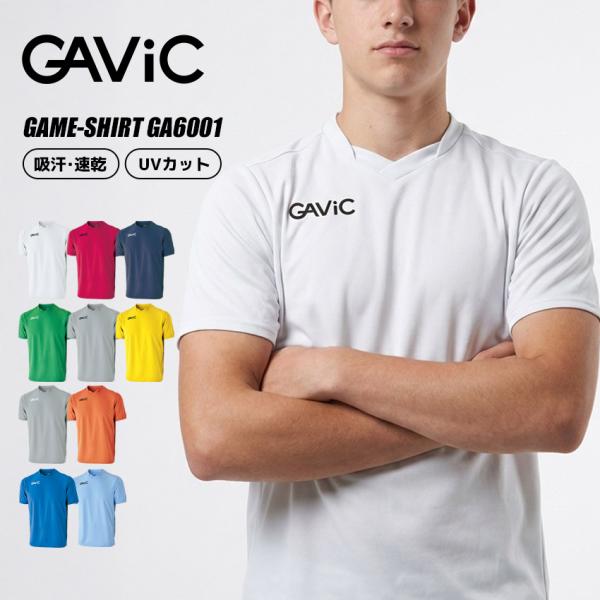 ガビック ゲームTシャツ メンズ ゲームトップ GAVIC GA6001 ホワイト 白 レッド 赤 ...