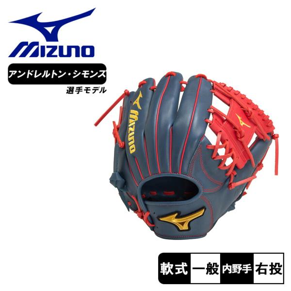 ミズノ グローブ・ミット メンズ レディース 軟式用メジャースタイル シモンズモデル MIZUNO ...