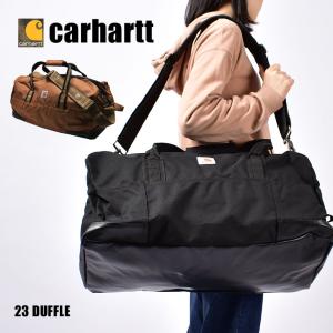 送料無料 カーハート ダッフルバッグ メンズ レディース 23 ダッフル CARHARTT 100211 ブラック 黒 ブラウン ボストンバッグ かばん 登山｜z-craft