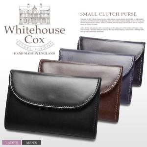 送料無料 ホワイトハウスコックス 財布 WHITEHOUSE COX スモール クラッチ パース S1112 メンズ レディース 三つ折り