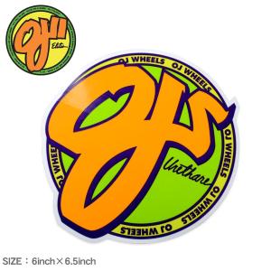 （ネコポス配送） OJ ステッカー STANDARD CLEAR MYLAR STICKER 6IN×6.5IN 88281519 爆買