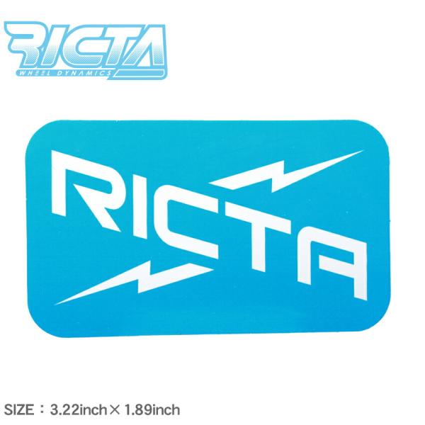 （ネコポス配送） リクタ ステッカー RICTA LOGO STICKER 3.22INCH×1.8...