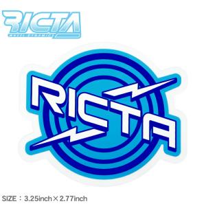 （ネコポス配送） リクタ ステッカー RICTA RINGS STICKER 3.25INCH×2.77INCH RICTA 88281760 ロゴ スケートボード ボード スケボー 定番 爆買
