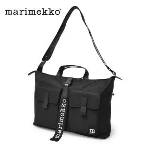 マリメッコ ショルダーバッグ EVERYTHING MESSENGER SOLID ショルダーバッグ MARIMEKKO 92327 ブラック 黒 バッグ 鞄 かばん｜z-craft