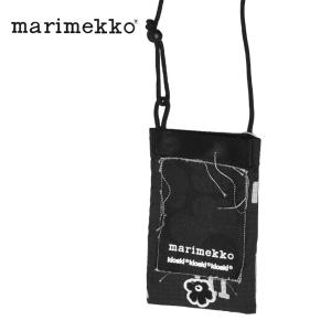 マリメッコ ショルダーバッグ FUNNY SMALL POCKET ショルダーバッグ MARIMEKKO 92211 ブラック 黒 ホワイト 白 バッグ 鞄 かばん｜z-craft