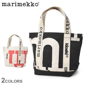 マリメッコ トートバッグ CARRIER MINI MARIMERKKI トートバッグ MARIMEKKO 92250 ブラック 黒 レッド 赤 鞄 カバン ミニバッグ