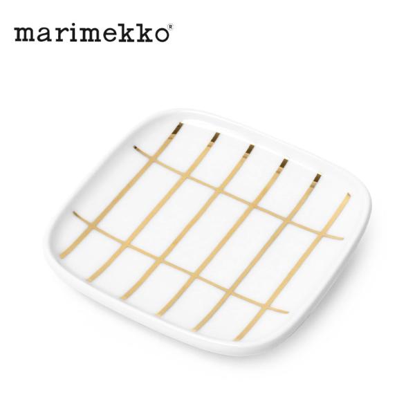 マリメッコ 食器 Tiiliskivi プレート MARIMEKKO 72970 ホワイト 白 ゴー...