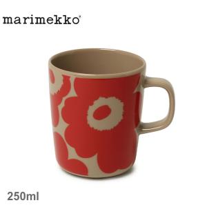 マリメッコ 食器 Unikko マグカップ 250ml MARIMEKKO 72861 レッド 赤 ブラウン 雑貨 キッチン ブランド 北欧 おしゃれ 人気｜z-craft