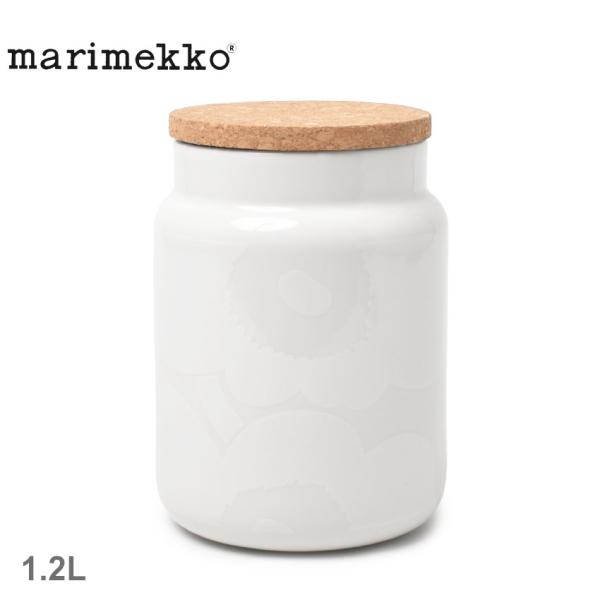 マリメッコ ボウル Unikko Jar 1.2L MARIMEKKO 72880 ホワイト 白 食...