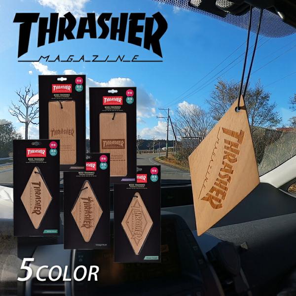 （ネコポス配送） スラッシャー 芳香剤 ウッドフレグランス THRASHER THR-2 車 車内 ...