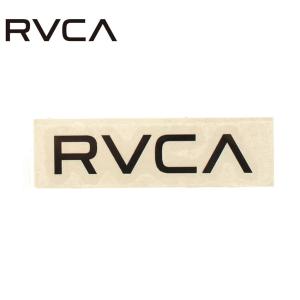 （ネコポス配送） ルーカ ステッカー メンズ BIG RVCA W80 CUTTING ステッカー RVCA R24S007 ホワイト 白 ブラック 黒 シール スーツケース PC 爆買