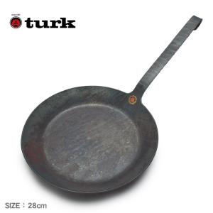 ターク フライパン クラシックフライパン28cm turk 65528 ブラック 黒 フライパン フックハンドル 28cm キッチン用品 インテリア｜z-craft