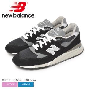 ニューバランス スニーカー メンズ レディース NEW BALANCE U998BL ブラック 黒 シューズ 靴 ローカット 通勤 通学 履きやすい 歩きやすい 疲れにくい ブランド