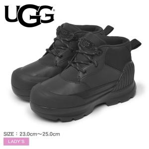 アグ ショートブーツ レディース UGG 1152724 ブラック 黒 靴 防水 撥水 はっ水 雨の日 無地 ブーティ ブランド シンプル カジュアル 厚底 アンクル丈