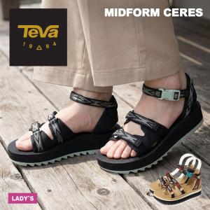 テバ サンダル レディース ミッドフォーム セレス TEVA 1106991 黒 ブラウン ミントグリーン テヴァ スポーツサンダル