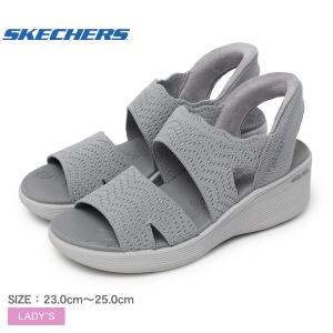 スケッチャーズ サンダル レディース SKECHERS 163510 グレー スポーツサンダル シューズ 靴 SLIP-IN スリップイン ハンズフリー シンプル スポーティ お出かけ