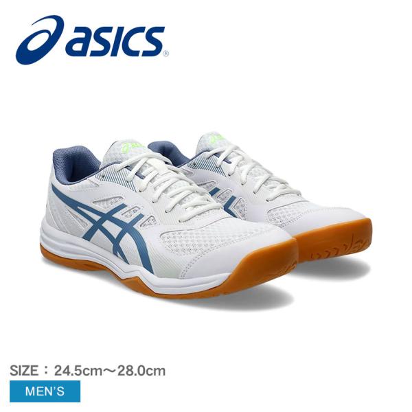 アシックス バドミントンシューズ メンズ ASICS 1071A086 ホワイト 白 靴 シューズ ...