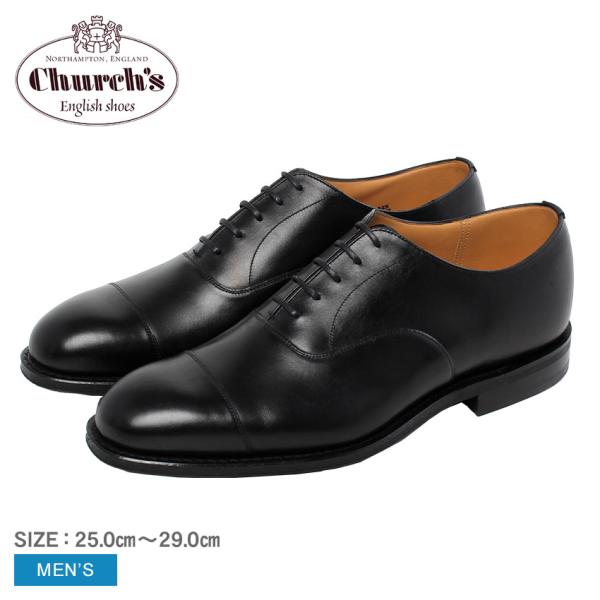 チャーチ オックスフォードシューズ メンズ CHURCH’S EEC412 9WF ブラック 黒 本...