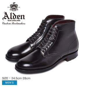 送料無料 ALDEN オールデン ドレスブーツ メンズ 靴 高級靴 革 ビジネス CORDOVAN BOOT 4600HC 紳士靴｜z-mall