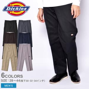 送料無料 ディッキーズ パンツ メンズ ツウィル ダブルニー ワークパンツ DICKIES 85283 黒 ネイビー カーキ