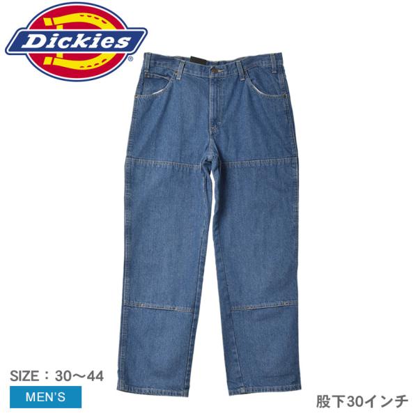 ディッキーズ デニムパンツ メンズ DICKIES 15293 ブルー ボトム 長ズボン ロング ブ...