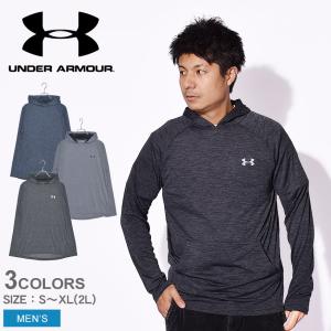 送料無料 アンダーアーマー パーカー メンズ UA テック 2.0 フーディー UNDER ARMOUR 1328703 フード ロゴ｜z-mall