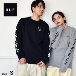 送料無料 ハフ スウェット メンズ エッセンシャルズ ドメスティック クルー HUF PF00264 白 黒 グレー｜z-mall