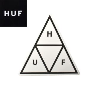 （ネコポス配送） ハフ ステッカー メンズ レディース TRIPLE TRIANGLE STICKER HUF AC00852 白 シール スーツケース パソコン PC