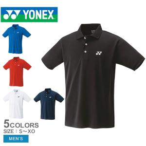 ヨネックス ゲームシャツ メンズ YONEX 10800 ブラック 黒 ホワイト 白 カジュアル 半袖 トップス ウェア シンプル 冷感 ベリークール UVカット 吸水 速乾｜z-mall